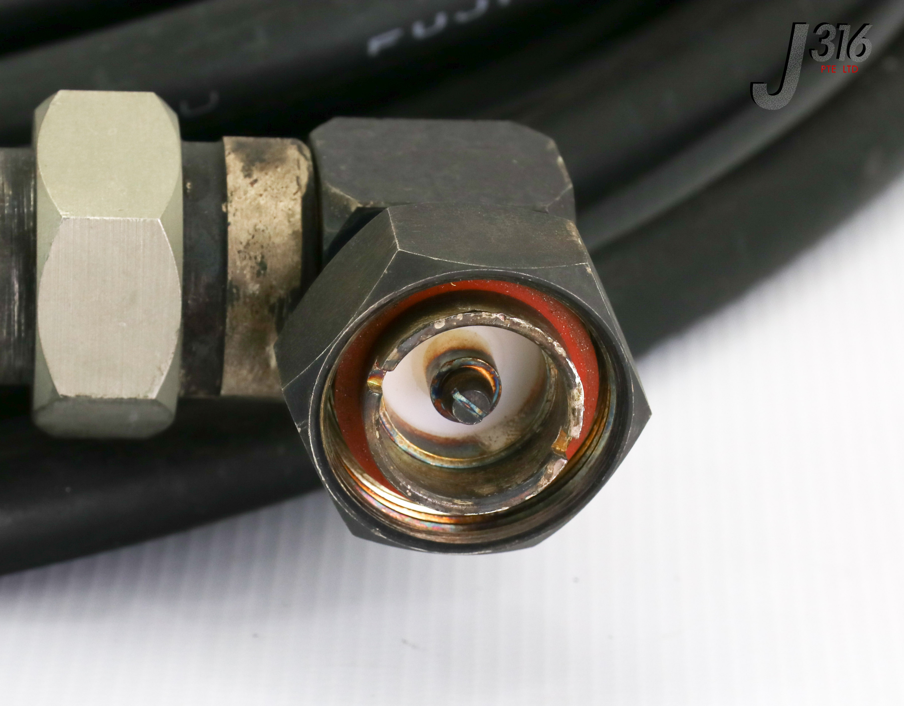 18628 TOKYO ELECTRON RF COAXIAL CABLE STRAIGHT FEMALE TO STRAIGHT